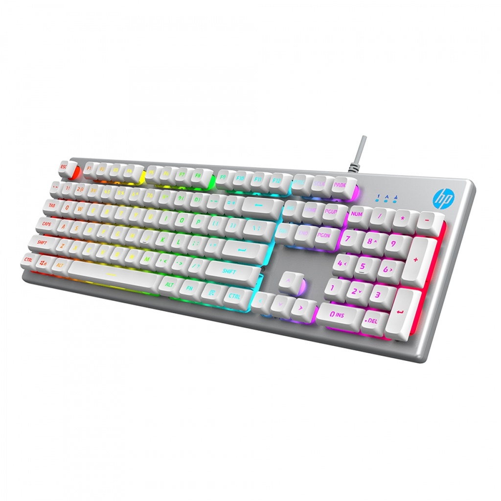 TECLADO USB HP K500F COLOR BLANCO Tienda TodoTek Guatemala